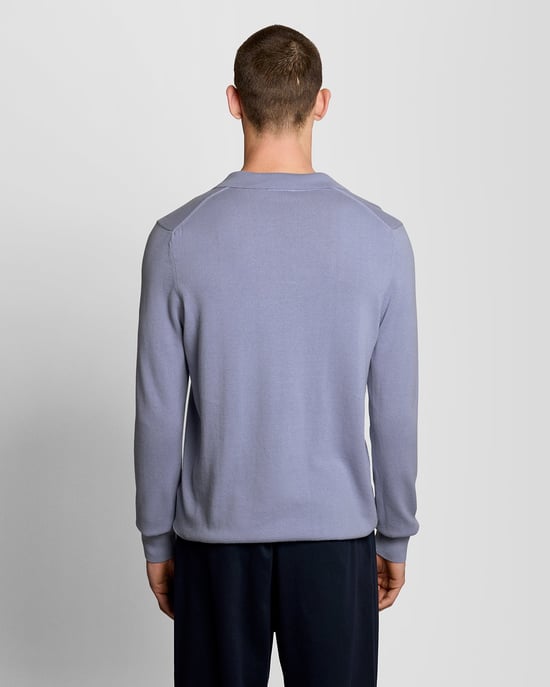 Baumwoll-Polo-Kragenpullover - Image 4