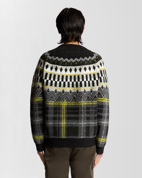 Fair Isle Strick-Tartan-Pullover - Image 4