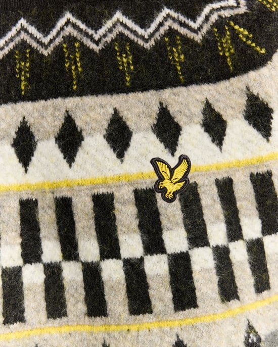 Fair Isle Strick-Tartan-Pullover - Image 6