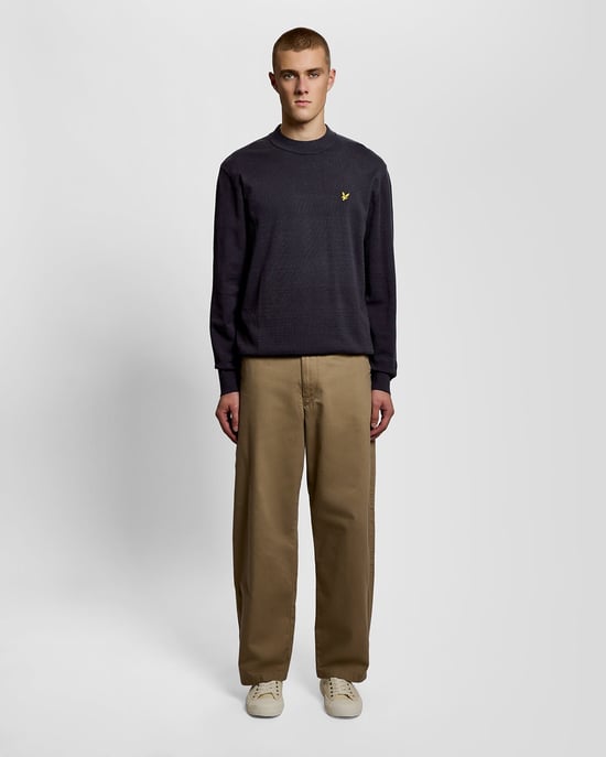 Entspannt geschnittener Stehkragen-Pullover - Image 2
