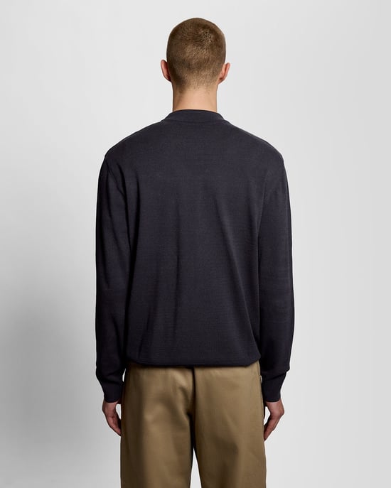 Entspannt geschnittener Stehkragen-Pullover - Image 4