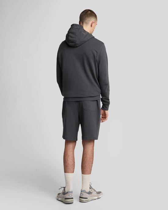Lyle & Scott Plain Gunmetal Grey Sweatshorts - Image 3