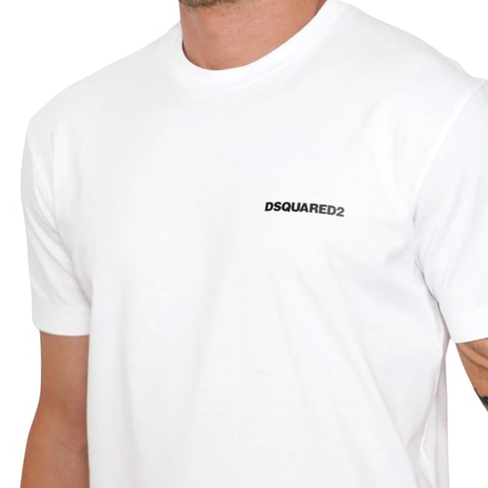 Dsquared2 Cool Fit Headquarters Weißes T-shirt - Image 5