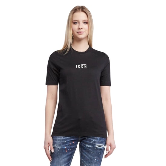 Dsquared2 Icon Kleines Brustlogo Schwarzes T-shirt - Image 4