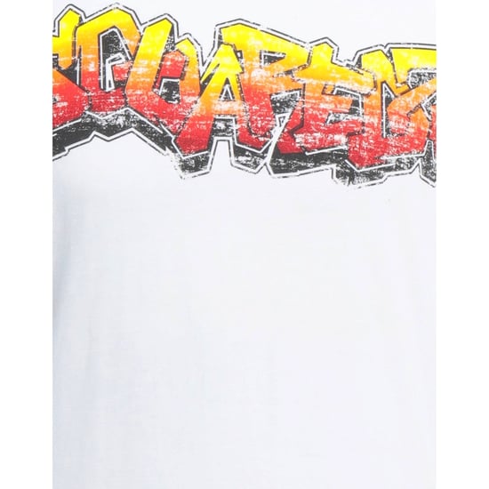 Dsquared2 Wall Tag Logo Weißes T-shirt - Image 4
