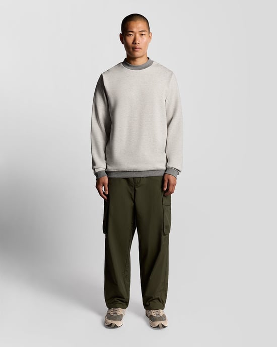 Halb Raglanärmeln Paneel-Sweatshirt - Image 2