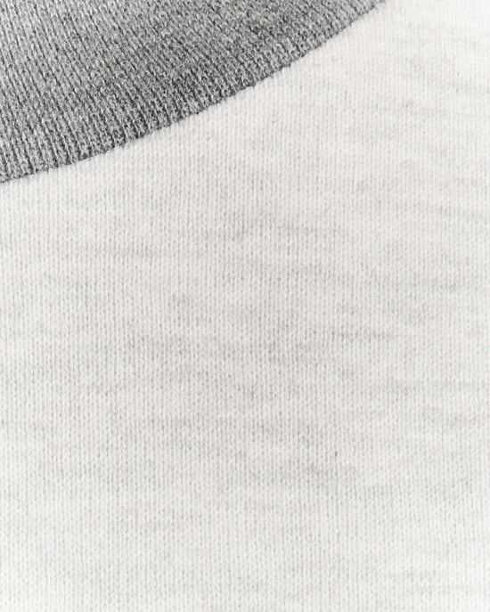 Halb Raglanärmeln Paneel-Sweatshirt - Image 6