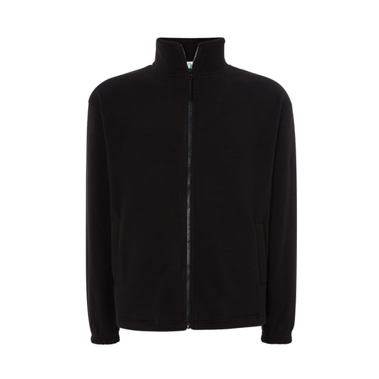 JHK - Fleecejacke Durchgehender Reißverschluss für Herren (Schwarz) - Image 1