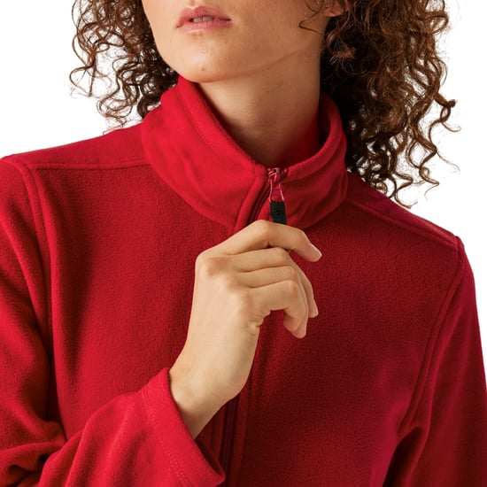Regatta - "Micro" Fleecejacke Durchgehender Reißverschluss für Damen (Rot) - Image 3