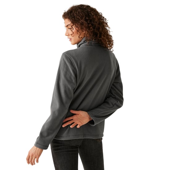 Regatta - "Micro" Fleecejacke Durchgehender Reißverschluss für Damen (Mittelgrau) - Image 2