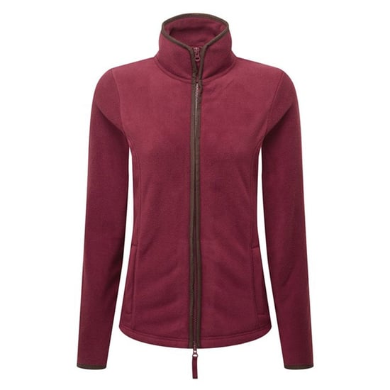 Premier - "Artisan" Fleecejacke für Damen (Burgunderrot/Braun) - Image 1