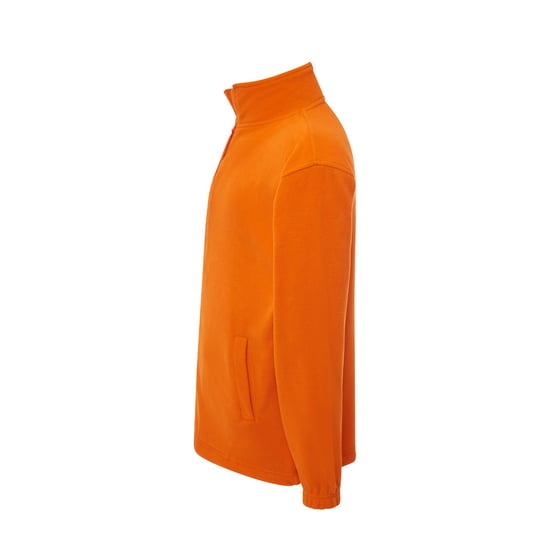 JHK - Fleecejacke Durchgehender Reißverschluss für Herren (Orange) - Image 3