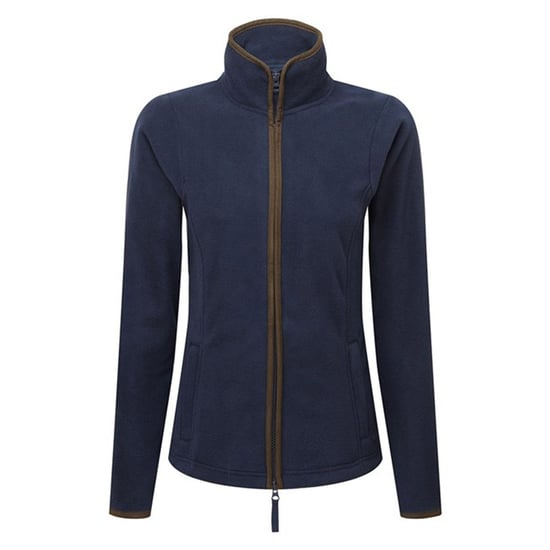 Premier - "Artisan" Fleecejacke für Damen (Marineblau/Braun) - Image 1