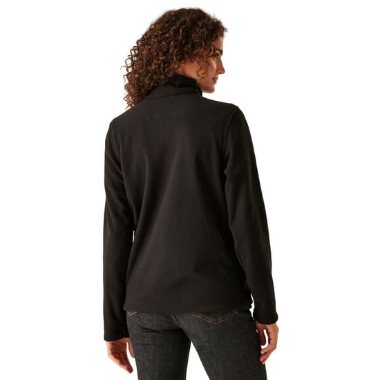 Regatta - "Micro" Fleecejacke Durchgehender Reißverschluss für Damen (Schwarz) - Image 2