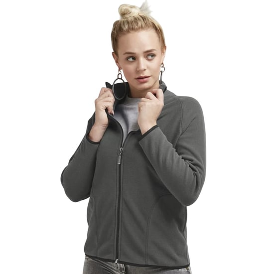 Signature - Fleecejacke ohne Etiketten für Damen (Holzkohle) - Image 2