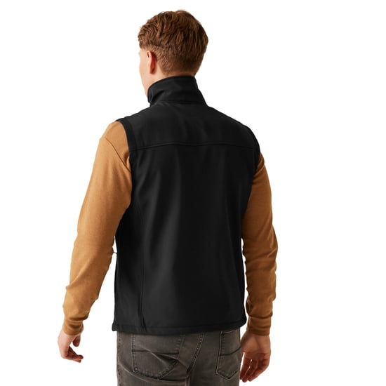 Regatta - "Flux" Weste Softshell für Herren (Schwarz) - Image 3
