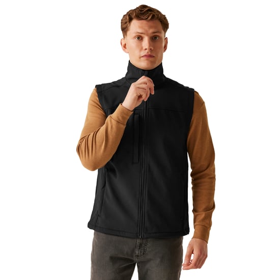 Regatta - "Flux" Weste Softshell für Herren (Schwarz) - Image 4