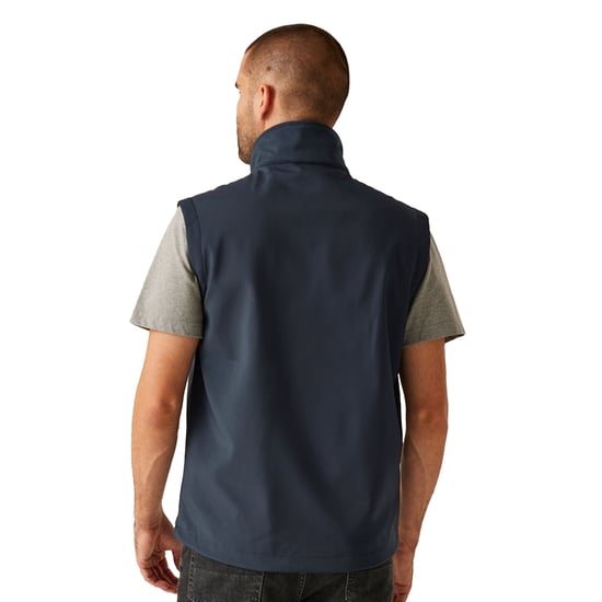 Regatta - "Octagon II" Weste Zum Bedrucken für Herren (Marineblau/Mittelgrau) - Image 3
