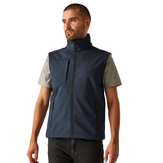 Regatta - "Octagon II" Weste Zum Bedrucken für Herren (Marineblau/Mittelgrau) - Image 4