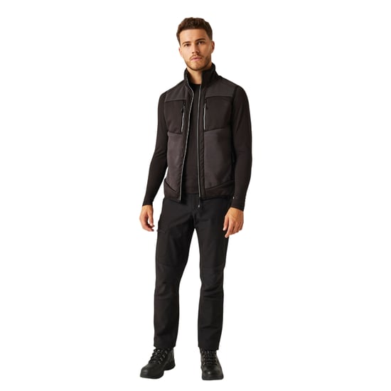 Regatta - "E-Volve" Weste Hybrid für Herren (Asche/Schwarz) - Image 3