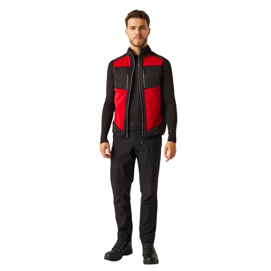 Regatta - "E-Volve" Weste Hybrid für Herren (Rot/Schwarz) - Image 3