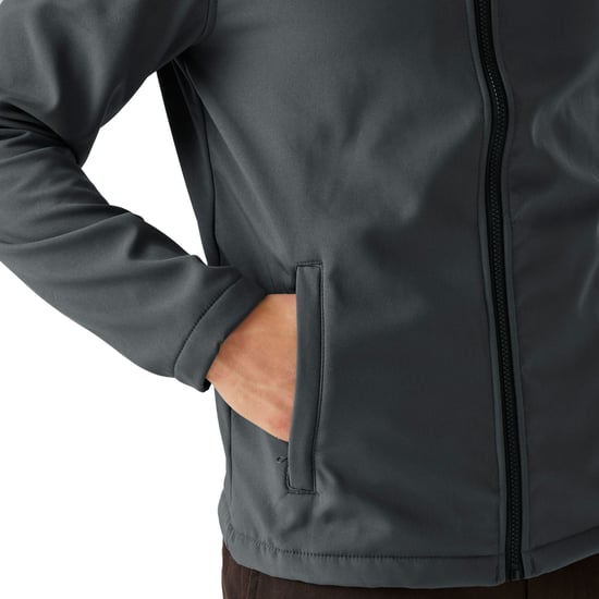 Regatta - "Ablaze Printable" Softshelljacke für Herren (Mittelgrau/Schwarz) - Image 3