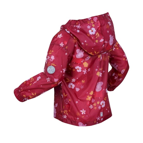 Regatta - "Floral" Jacke, wasserfest Zum Falten für Kinder (Beeren Pink /Herbstfarben) - Image 4