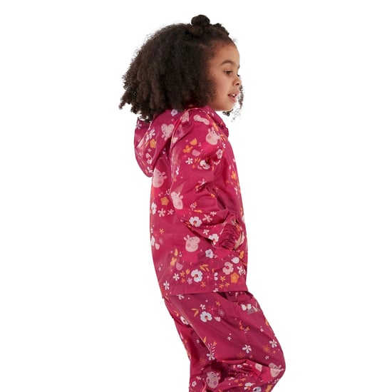 Regatta - "Floral" Jacke, wasserfest Zum Falten für Kinder (Beeren Pink /Herbstfarben) - Image 6