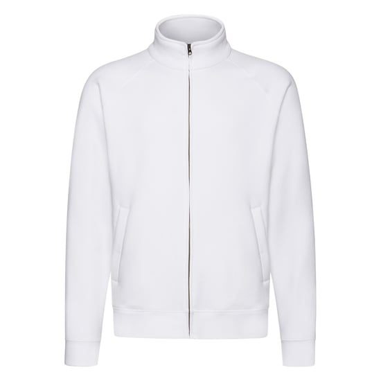 Fruit of the Loom - "Premium" Sweatjacke für Herren (Weiß) - Image 1
