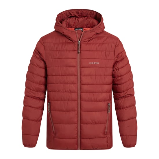 Craghoppers - "Compresslite IX" Steppjacke für Herren, mit Kapuze (Roter Jaspis) - Image 1