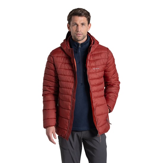 Craghoppers - "Compresslite IX" Steppjacke für Herren, mit Kapuze (Roter Jaspis) - Image 3