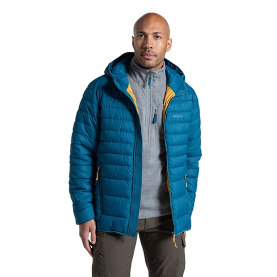 Craghoppers - "Compresslite IX" Steppjacke für Herren, mit Kapuze (Wasserblau) - Image 3