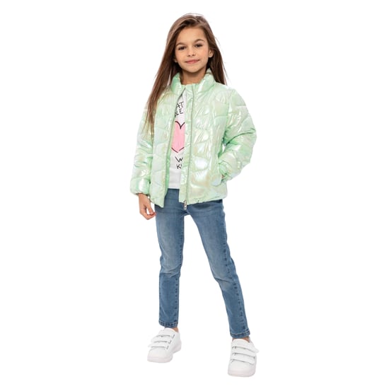 Minoti - Steppjacke für Mädchen, Leicht (Grün) - Image 4