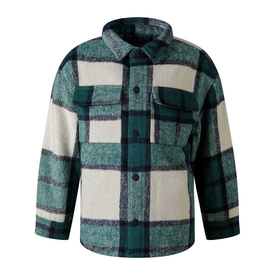 Minoti - Steppjacke für Jungen, Wollmischung (Grün) - Image 1