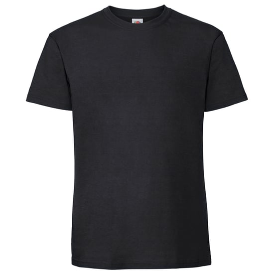 Fruit of the Loom Unisex-Erwachsene Iconic 195 T-Shirt (Schwarz) - Image 1