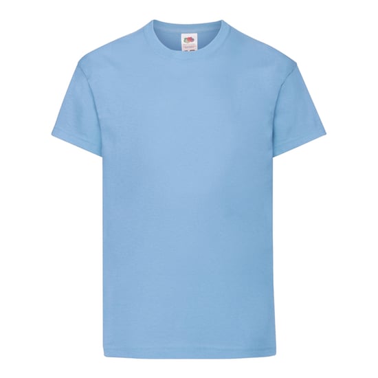 Fruit of the Loom - "Original" T-Shirt für Kinder (Himmelblau) - Image 1