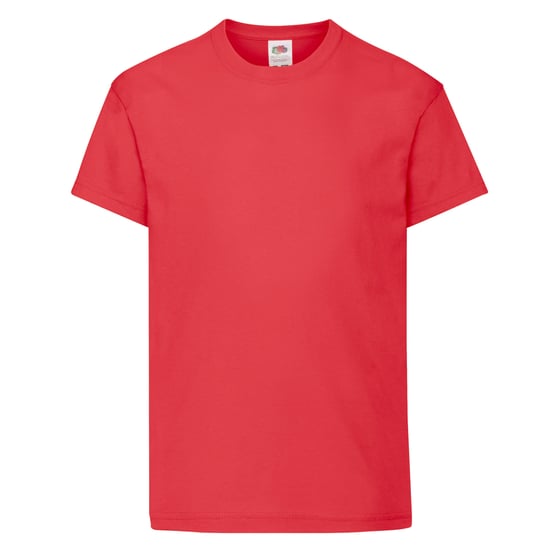 Fruit of the Loom - "Original" T-Shirt für Kinder (Rot) - Image 1
