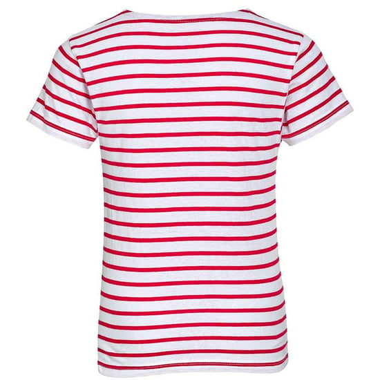 SOLS - "Miles" T-Shirt Rundhalsausschnitt für Kinder (Weiß/Rot) - Image 2