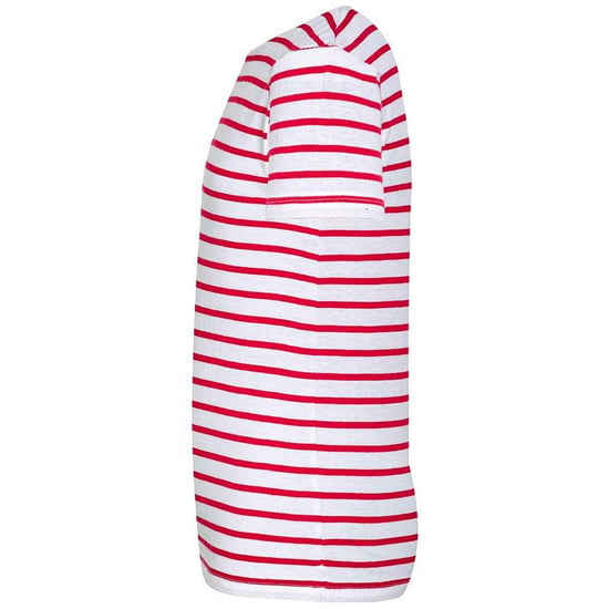 SOLS - "Miles" T-Shirt Rundhalsausschnitt für Kinder (Weiß/Rot) - Image 3