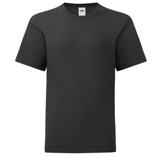 Fruit of the Loom - "Iconic 150" T-Shirt für Kinder (Schwarz) - Image 1