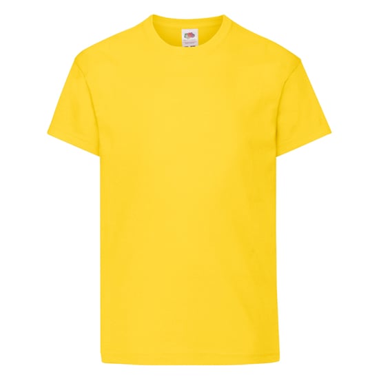 Fruit of the Loom - "Original" T-Shirt für Kinder (Gelb) - Image 1