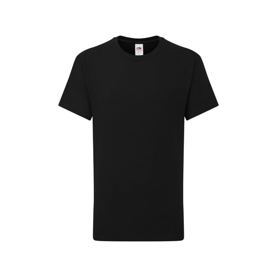 Fruit of the Loom - "Iconic 195" T-Shirt für Kinder (Schwarz) - Image 1