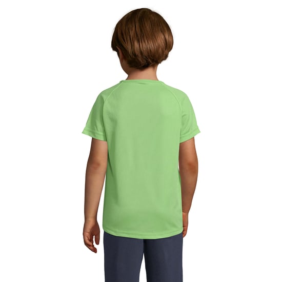 SOLS - "Sporty" T-Shirt für Kinder Raglanärmel (Apfelgrün) - Image 2