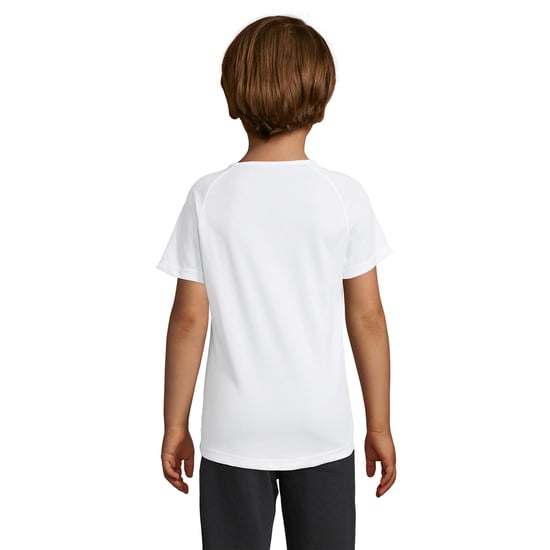 SOLS - "Sporty" T-Shirt für Kinder Raglanärmel (Weiß) - Image 2