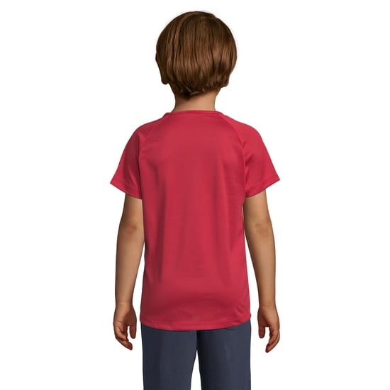 SOLS - "Sporty" T-Shirt für Kinder Raglanärmel (Rot) - Image 2