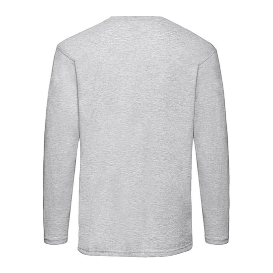 Fruit of the Loom - "Valueweight" T-Shirt für Herren Langärmlig (Grau meliert) - Image 2