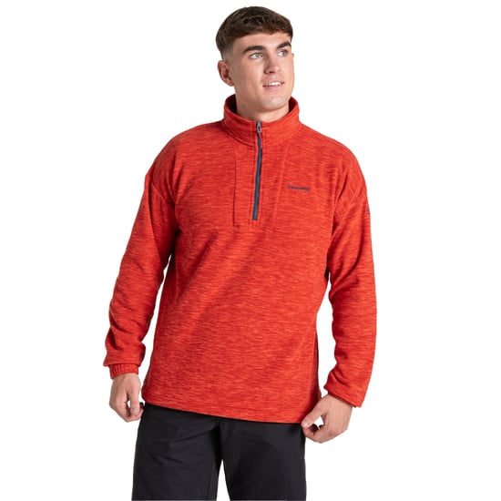Craghoppers - "Esk" Fleece-Oberteil mit halbem Reißverschluss für Herren (Pimentrot) - Image 3