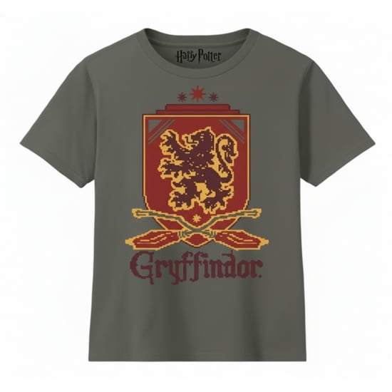 Harry Potter - "Blazon" T-Shirt für Jungen (Khaki) - Image 1