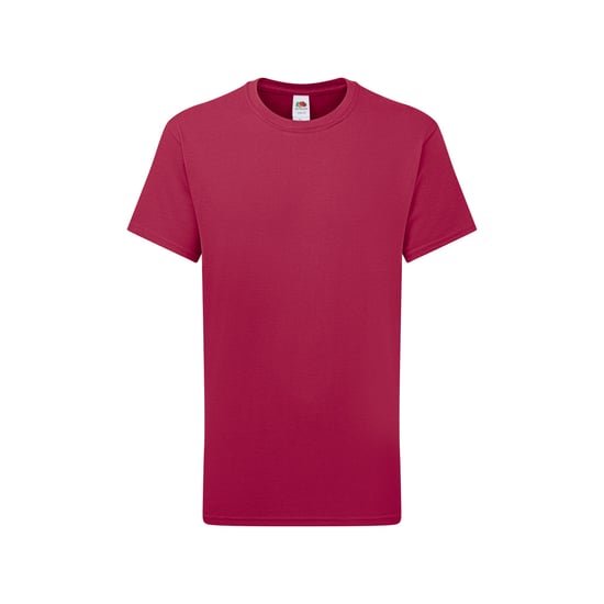 Fruit of the Loom - "Iconic 195" T-Shirt für Kinder (Cranberry) - Image 1