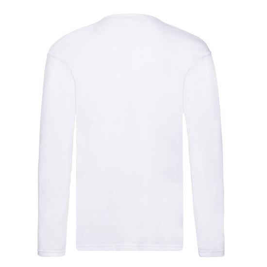 Fruit of the Loom - "Original" T-Shirt für Herren/Damen Unisex Langärmlig (Weiß) - Image 2